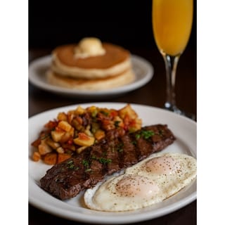 Skirt Steak and Eggs
